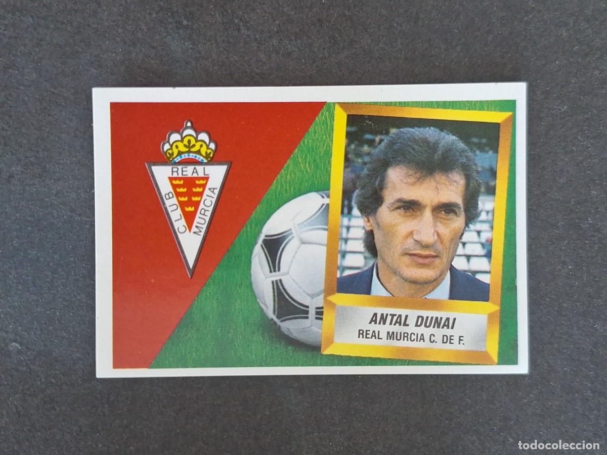 Football Stickers: L5 ANTAL DUNAI ENTRENADOR REAL MURCIA LIGA ESTE 1988 1989 88 89 NUNCA PEGADO SIN PEGAR