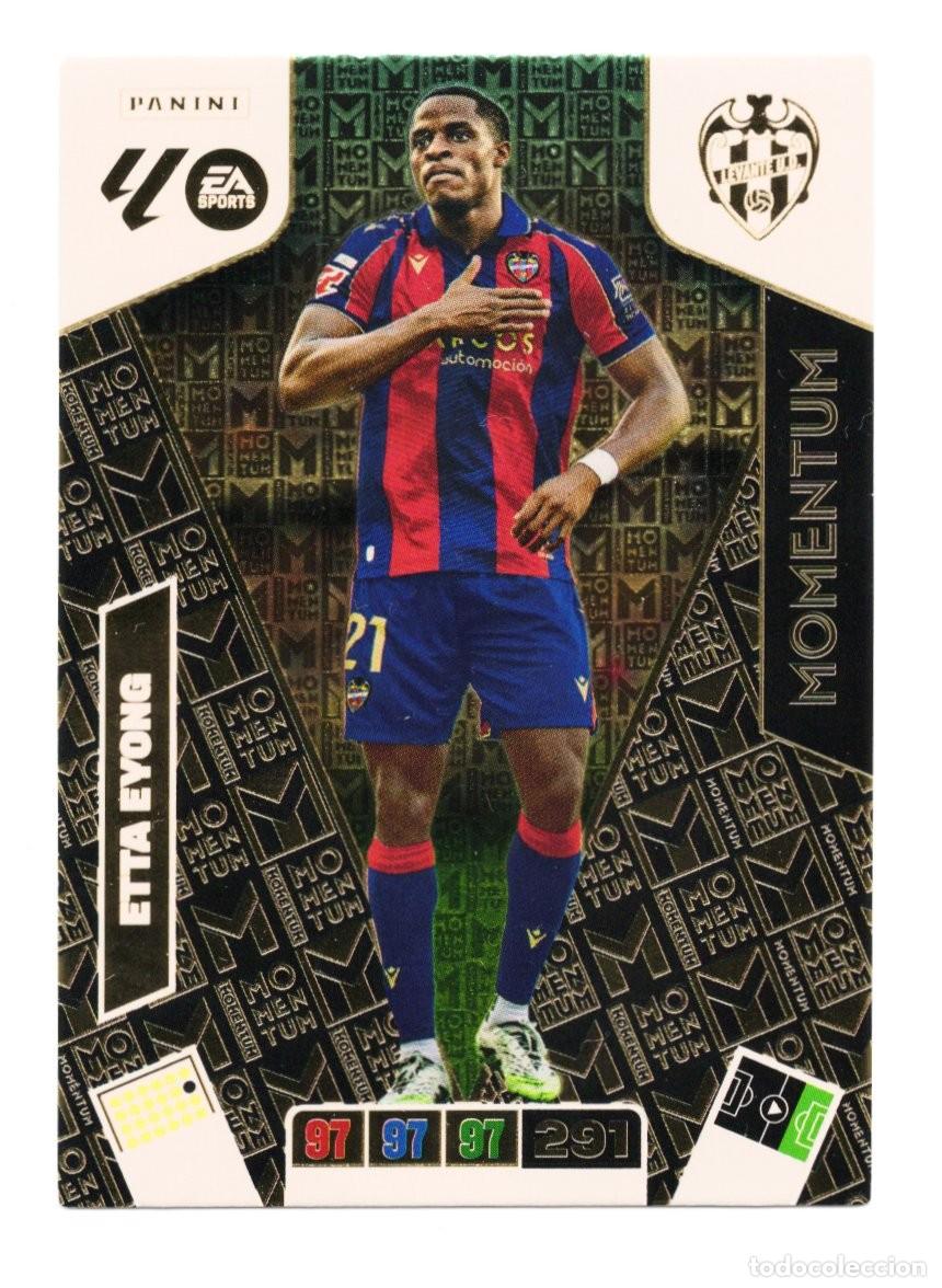 Cromos de f&uacute;tbol: Etta Eyong Momentum Levante Adrenalyn 25 26 2025 2026