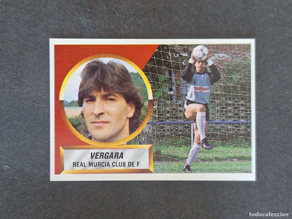 Football Stickers: L5 VERGARA REAL MURCIA LIGA ESTE 1988 1989 88 89 NUNCA PEGADO SIN PEGAR