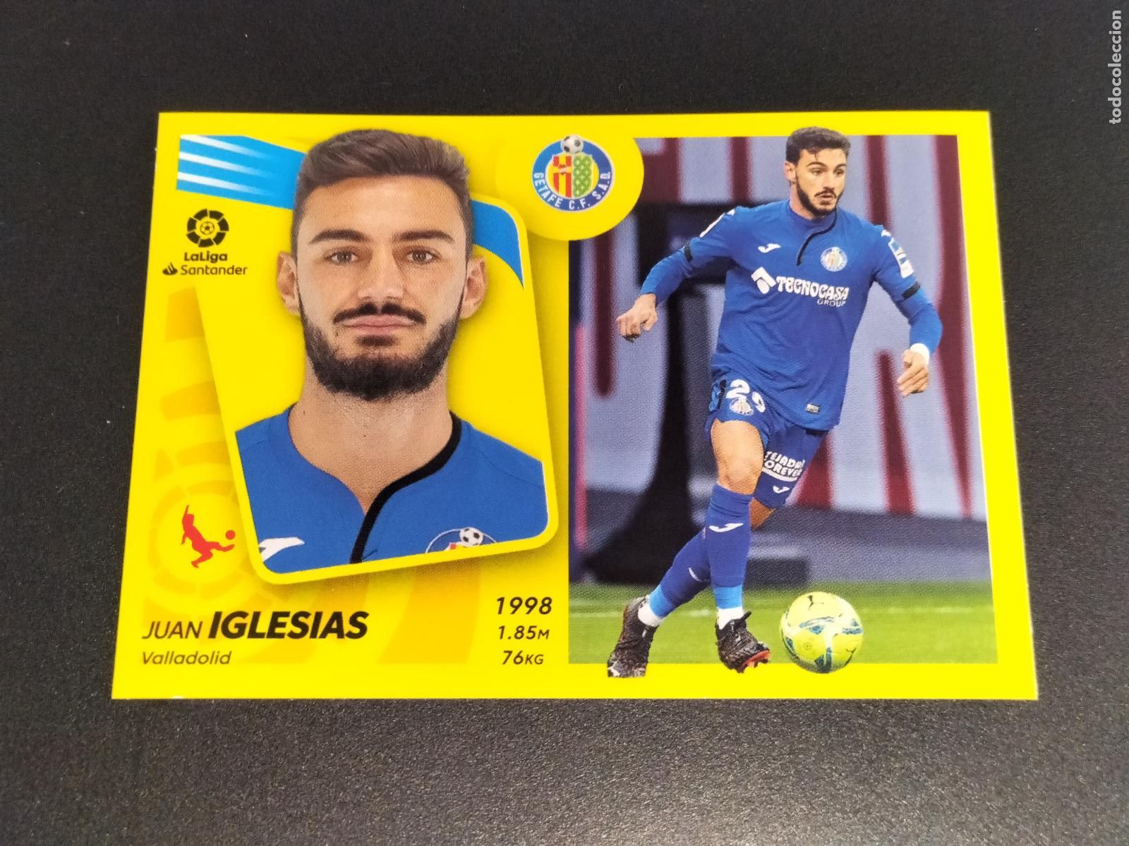 Fu&szlig;ball-Sticker: N&ordm; 7 B IGLESIAS GETAFE CROMOS LALIGA SANTANDER ESTE LIGA FUTBOL 2021 2022 21 22 PANINI