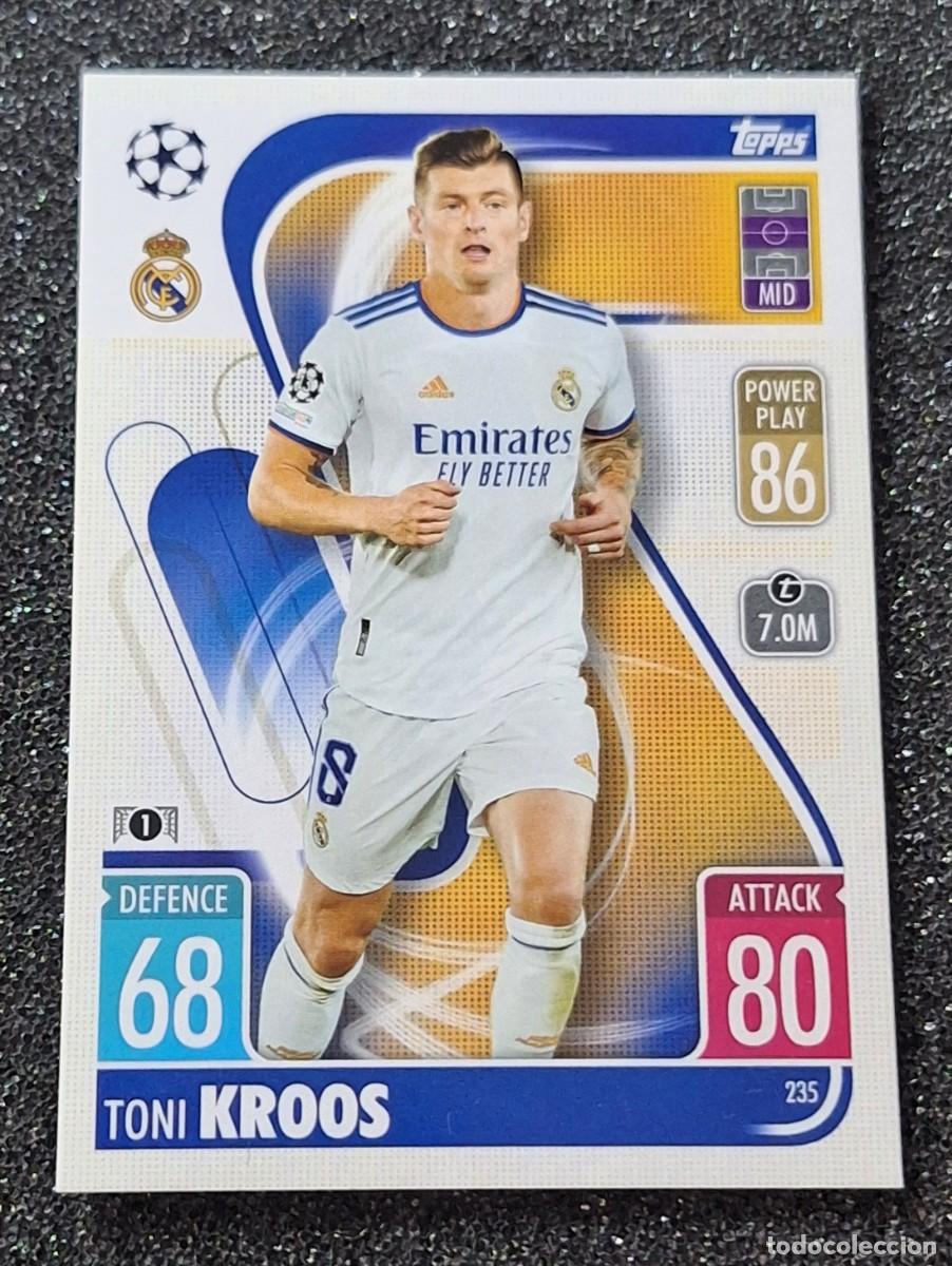 Figurine di Calcio: Toni Kroos Real Madrid Topps Match Attax Soccer #235