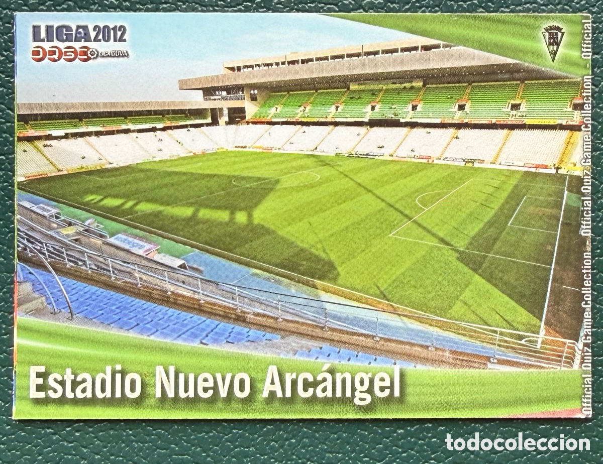 Football Stickers: 1028 ESTADIO NUEVO ARCANGEL MATE CORDOBA CF FICHAS ALBUM MUNDICROMO 2011 2012 11 12
