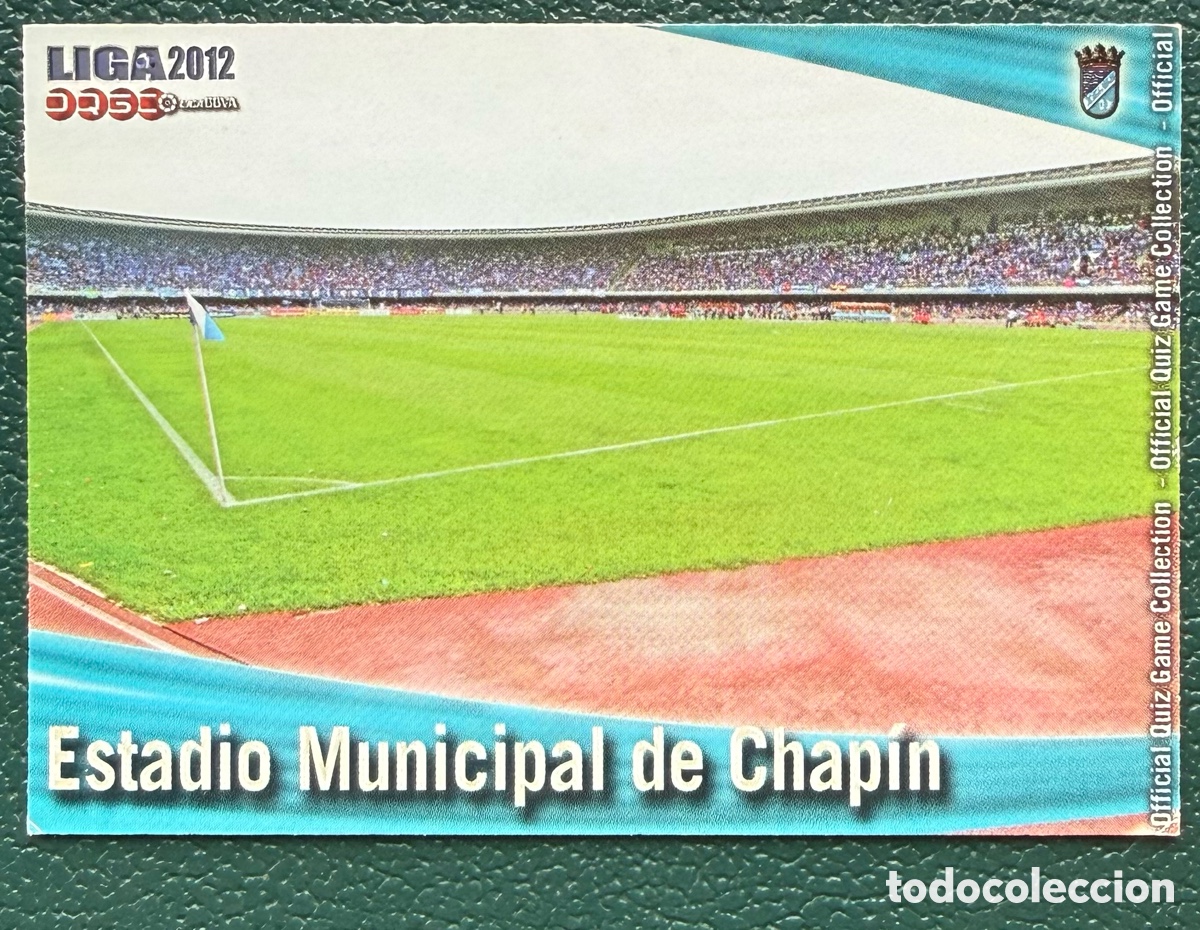 Football Stickers: 860 ESTADIO MUNICIPAL DE CHAPIN MATE XEREZ CD FICHAS ALBUM MUNDICROMO 2011 2012 11 12