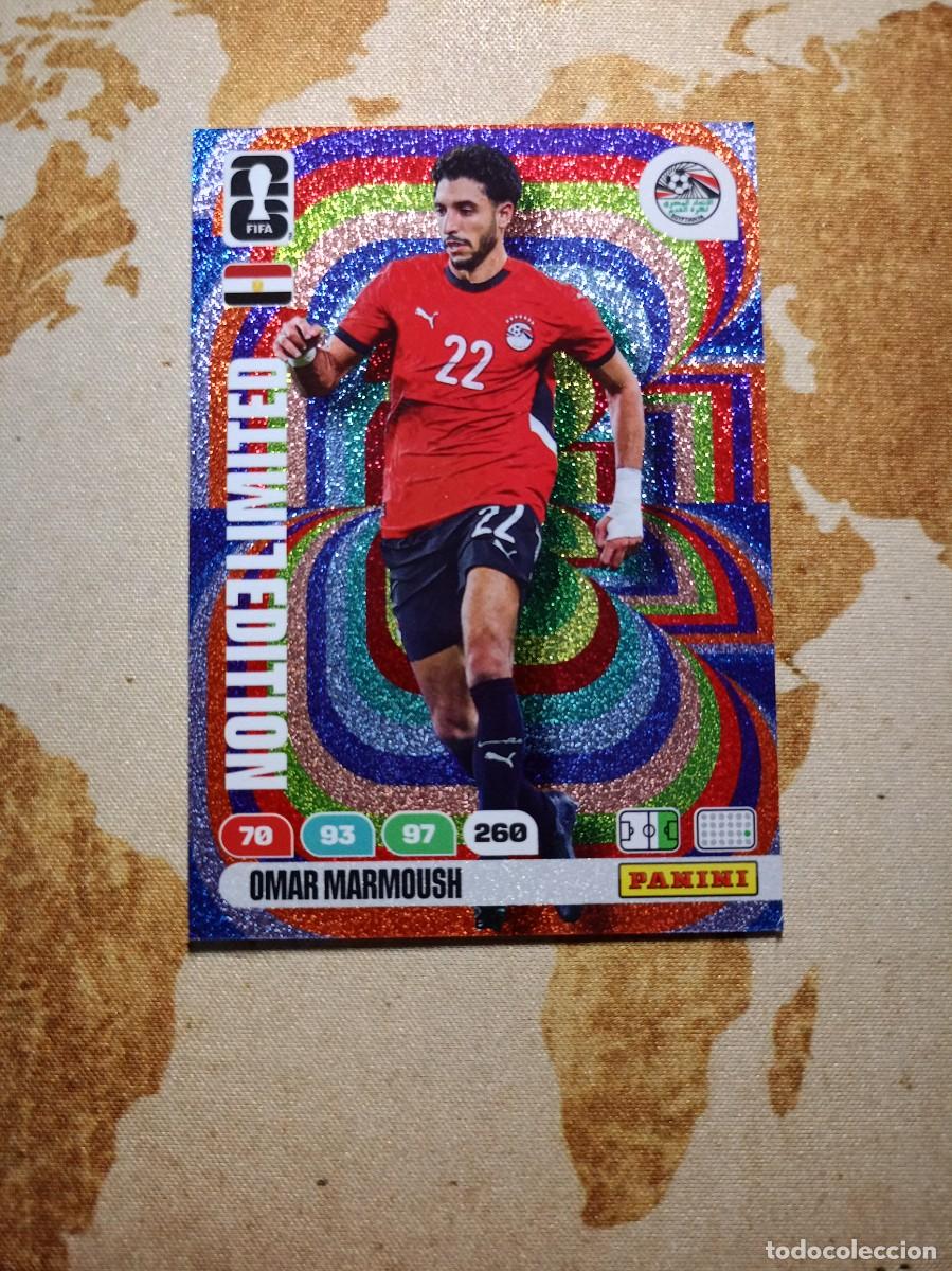 Football Stickers: Limited Edition OMAR MARMOUSH Adrenalyn WORLD cup 2026