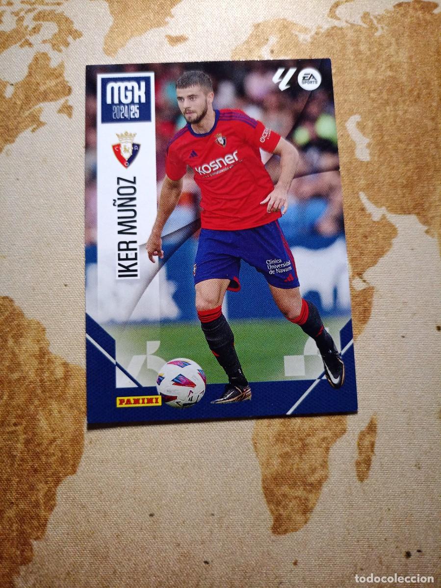 Football Stickers: Osasuna 265 IKER MU&Ntilde;OZ Megacracks 2024-25