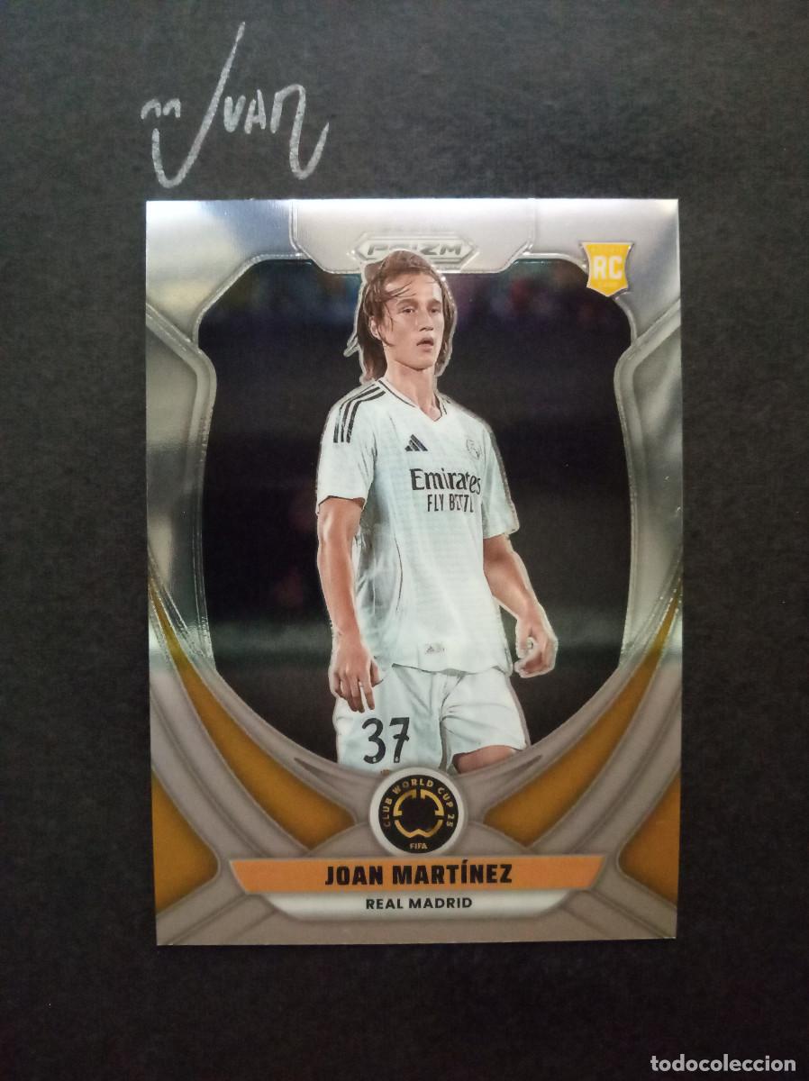 Cromos de f&uacute;tbol: 162 ROOKIE JOAN MARTINEZ REAL MADRID ⚽ PANINI &reg; PRIZM FIFA CLUB WORLD CUP MUNDIALITO 2025 24 25