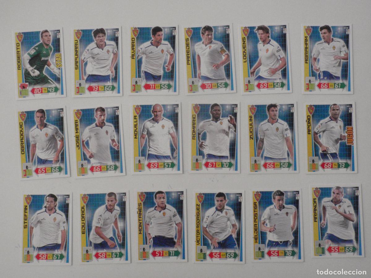Figurine di Calcio: 18 cromos REAL ZARAGOZA - SET BASICO COMPLETO. Fichas ADRENALYN XL 2012 2013 PANINI. 12 13