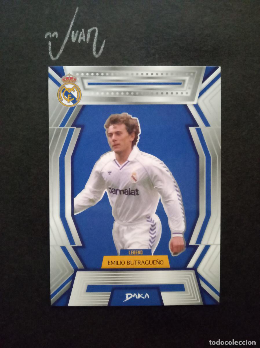 Cromos de f&uacute;tbol: HO 27 LEGEND EMILIO BUTRAGUE&Ntilde;O ''BUITRE'' REAL MADRID ESPA&Ntilde;A ⚽ DAKA &reg; HOLOCENE 2025 2026 25 26 NUEVO