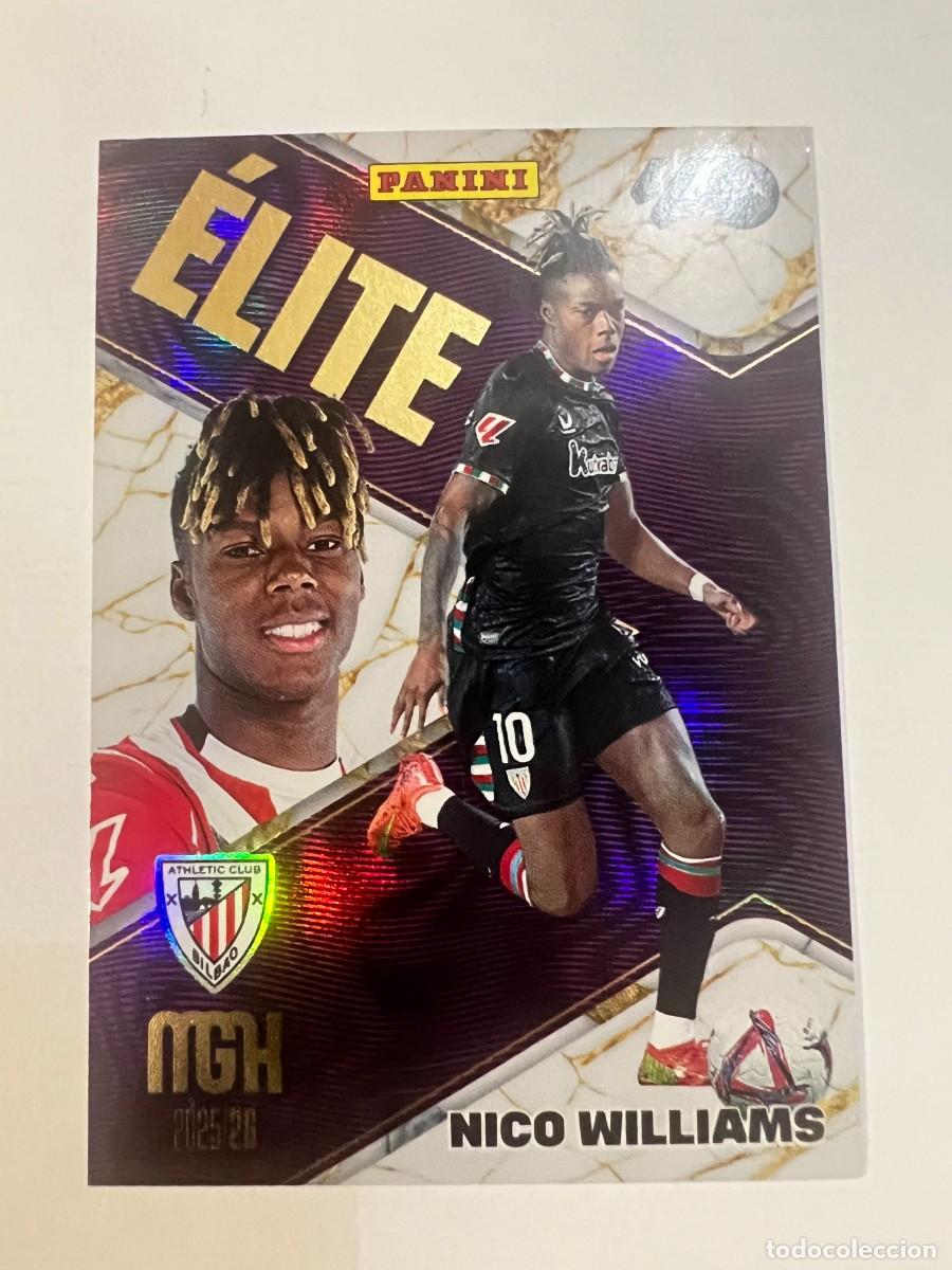 Cromos de f&uacute;tbol: NICO WILLIAMS #13 ELITE - PANINI MEGACRACKS 2025 2026
