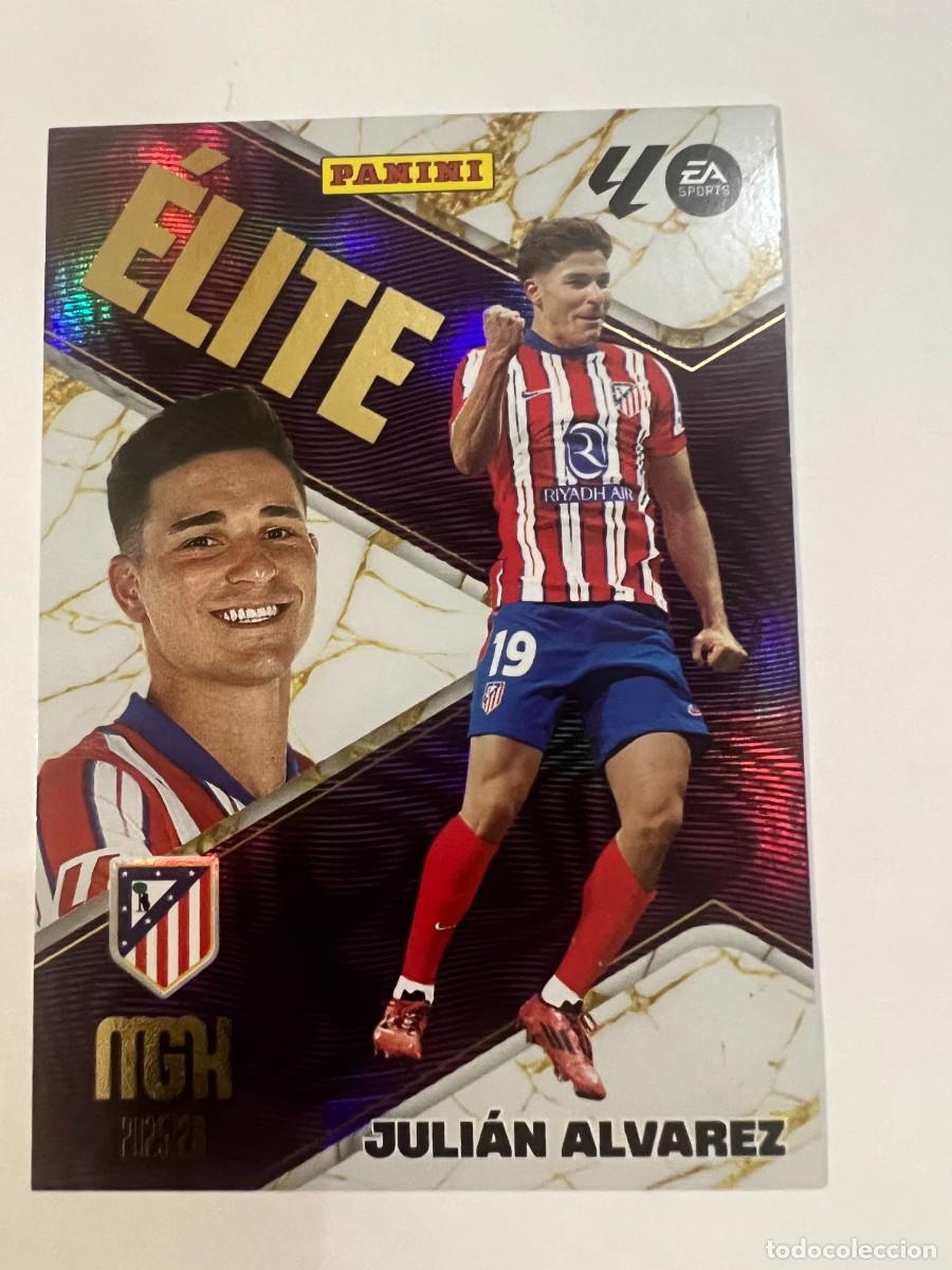 Football Stickers: JULIAN ALVAREZ #17 ELITE - PANINI MEGACRACKS 2025 2026