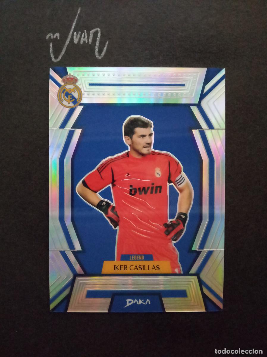 Football Stickers: HO 25 NUMERADA #/199 LEGEND IKER CASILLAS REAL MADRID ESPA&Ntilde;A ⚽ DAKA &reg; HOLOCENE 2025 2026 25 26 NUEVO