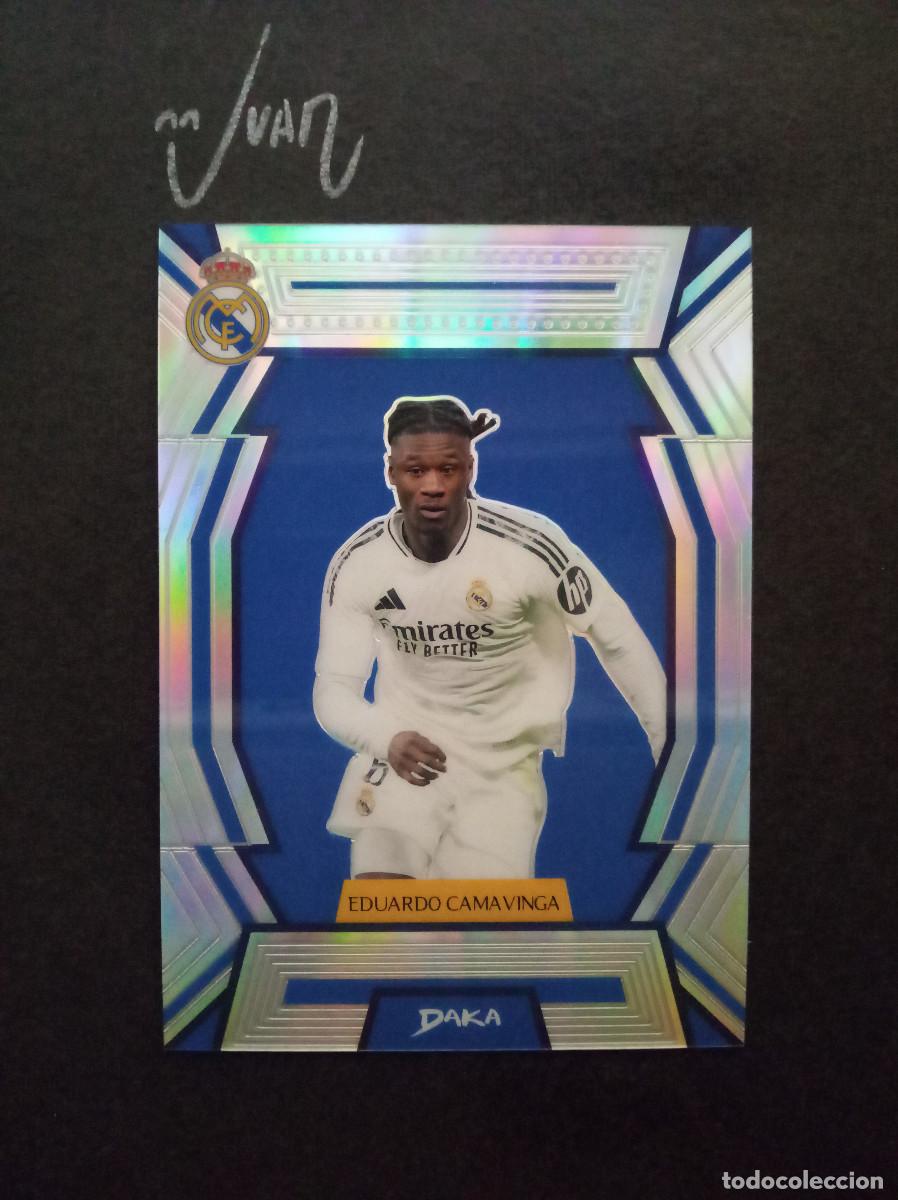 Fu&szlig;ball-Sticker: HO 11 NUMERADA #/199 EDUARDO CAMAVINGA REAL MADRID FRANCIA ⚽ DAKA &reg; HOLOCENE 2025 2026 25 26 NUEVO