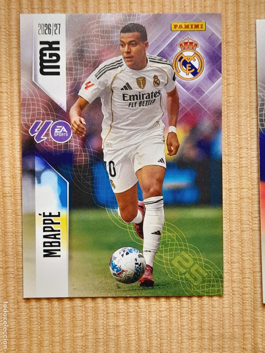 Fu&szlig;ball-Sticker: CARD 232 MBAPPE (REAL MADRID) LIGA 26-27 2026 2027 MEGACRACKS