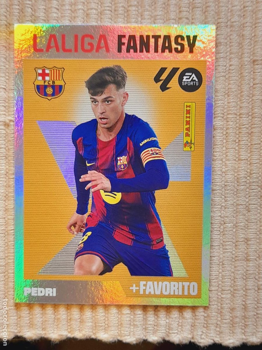 Football Stickers: CROMO 7 PEDRI (LALIGA FANTASY) FC BARCELONA LIGA 26-27 2026 2027 &Aacute;LBUM ESTE