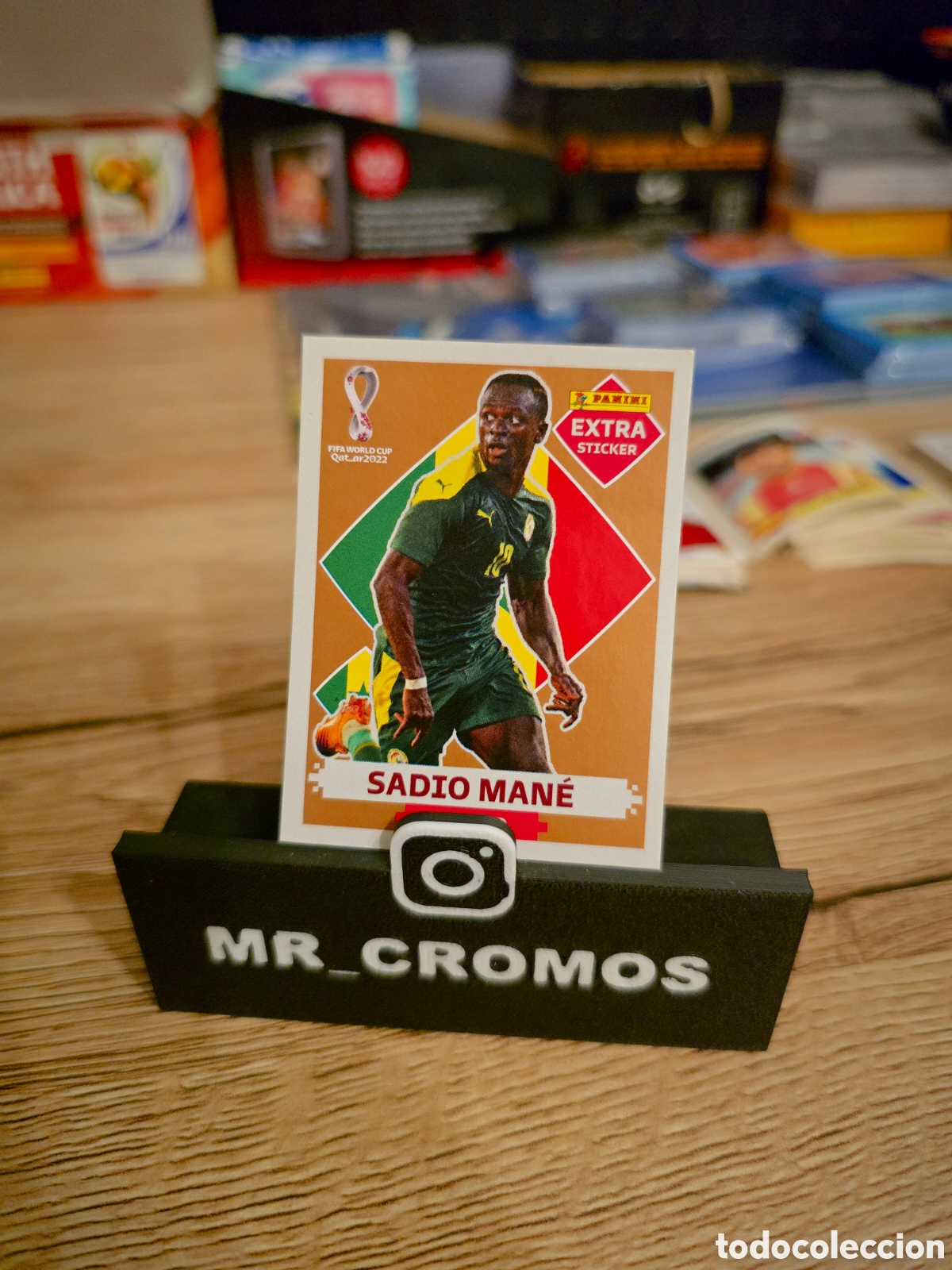 Cromos de Futebol: Sadio Mane Bronze Legend Extra Sticker Panini World Cup Qatar 2022 Senegal