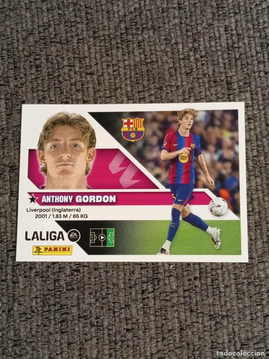 Fu&szlig;ball-Sticker: Liga este 26 27 Panini GORDON FICHAJE 24 BARCELONA nuevo