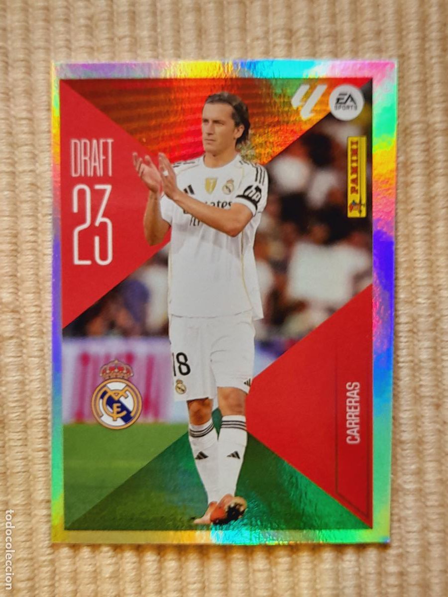 Fu&szlig;ball-Sticker: CROMO 5 CARRERAS (DRAFT 23) REAL MADRID LIGA 26-27 2026 2027 &Aacute;LBUM ESTE