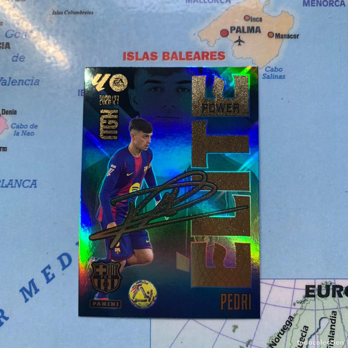 Cartes &agrave; collectionner de Football: Pedri elite power n&uacute;mero 15P Del Barcelona megacracks 26-27 2026-2027