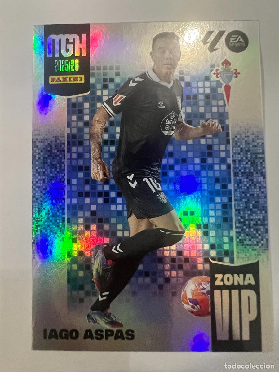 Cartes &agrave; collectionner de Football: IAGO ASPAS #395 VIP - PANINI MEGACRACKS 2025 2026