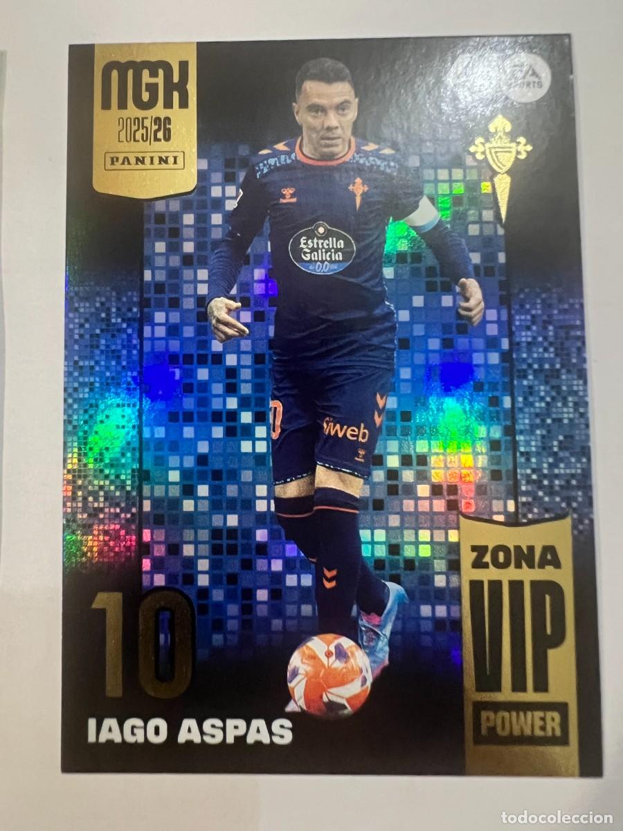 Figurine di Calcio: IAGO ASPAS #395 VIP POWER - PANINI MEGACRACKS 2025 2026