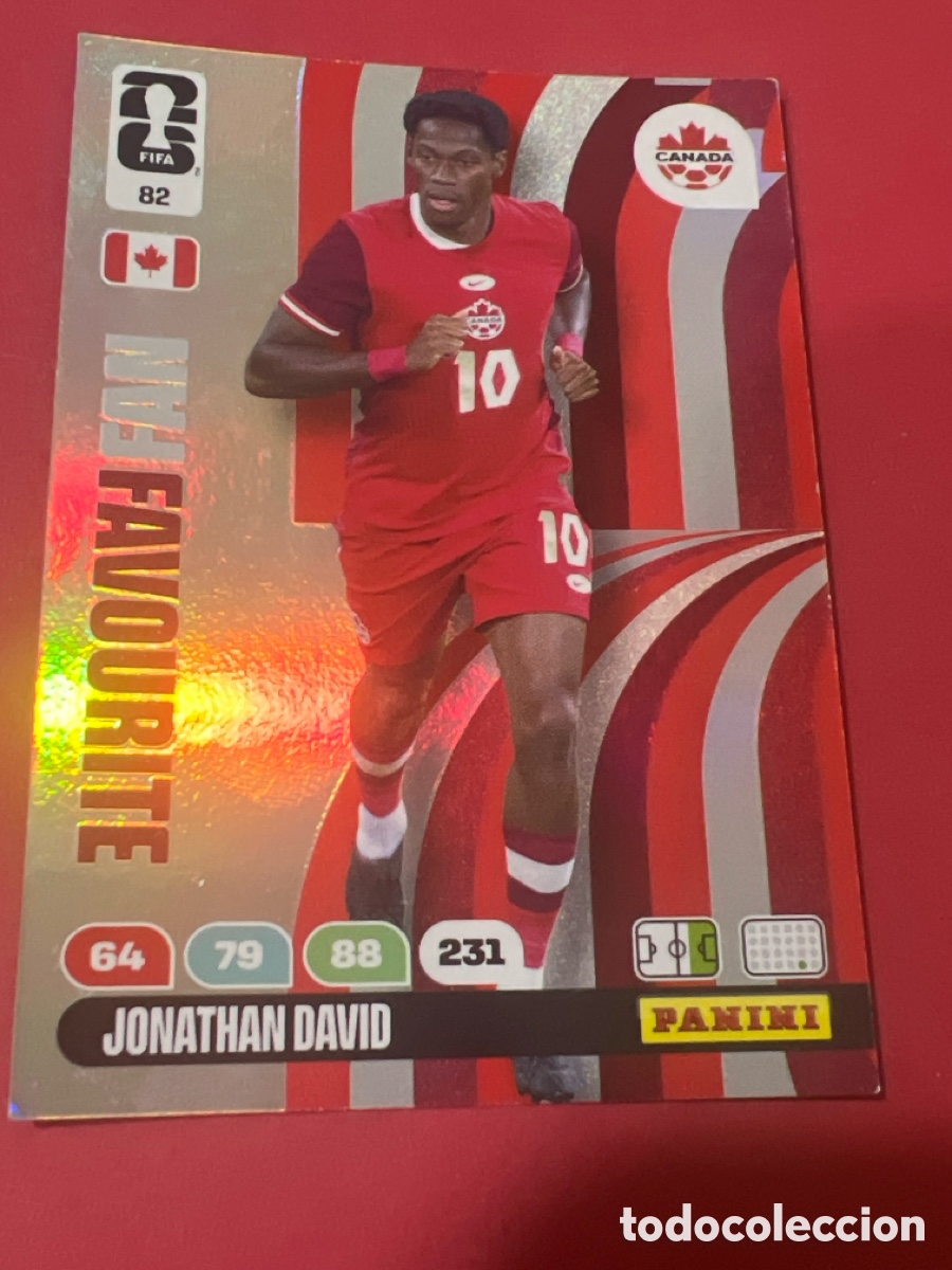 Figurine di Calcio: C5734. 82 JONATHAN DAVID WORLD CUP 2026 ADRENALYN MUNDIAL