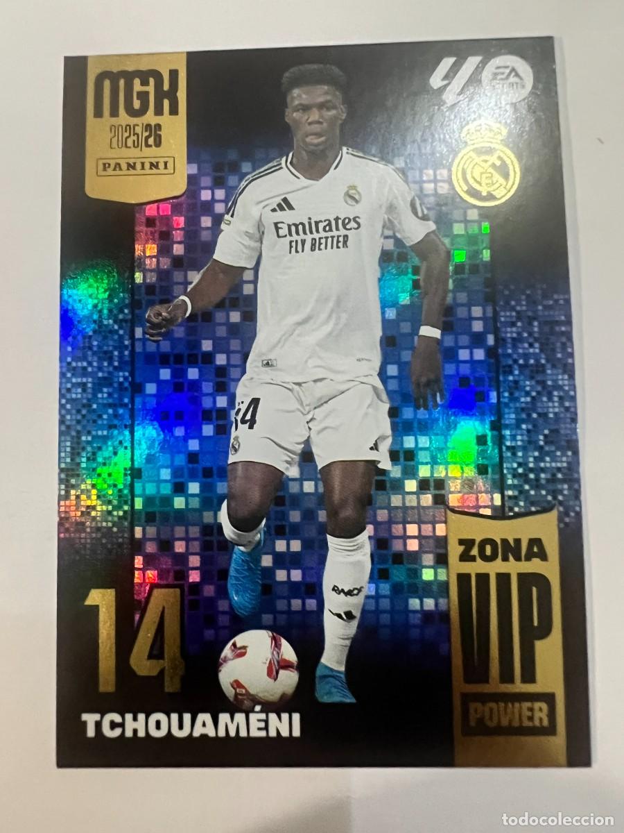 Fu&szlig;ball-Sticker: TCHOUAMENI #405 VIP POWER - PANINI MEGACRACKS 2025 2026