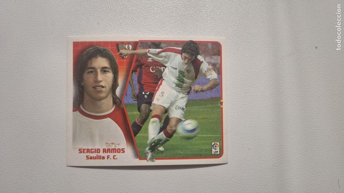 Cromos de Futebol: Cromo Sergio Ramos temporada 2005 2006 ediciones este