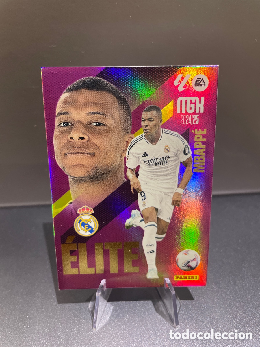 Figurine di Calcio: Mbappe 498 Elite Power MGK 2024-25 Panini Megacracks Real Madrid
