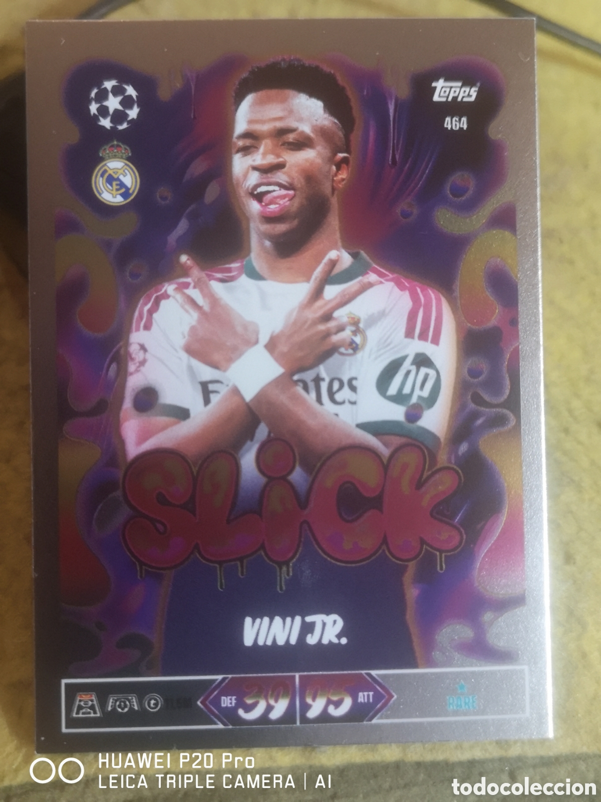 Figurine di Calcio: MATCH ATTAX 2026 27 SLICK VINICIUS 464 - REAL MADRID
