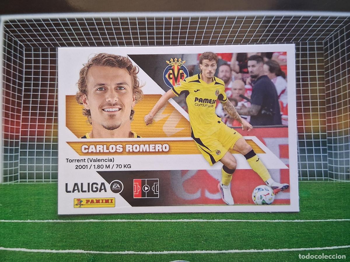 Football Stickers: CARLOS ROMERO ULTIMOS FICHAJES 4 VILLARREAL CROMOS EDICIONES ESTE LIGA FUTBOL PANINI 2026 2027 26 27