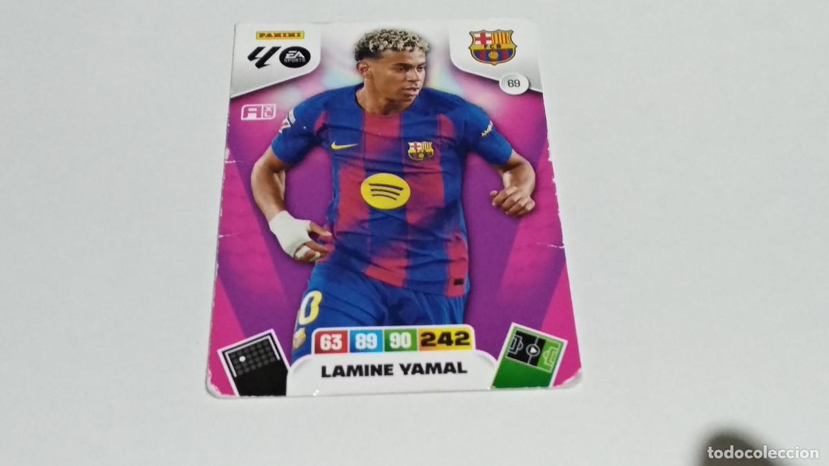 Football Stickers: Lamine Yamal 69 Adrenalyn XL 25 26 Barcelona 2025 2026