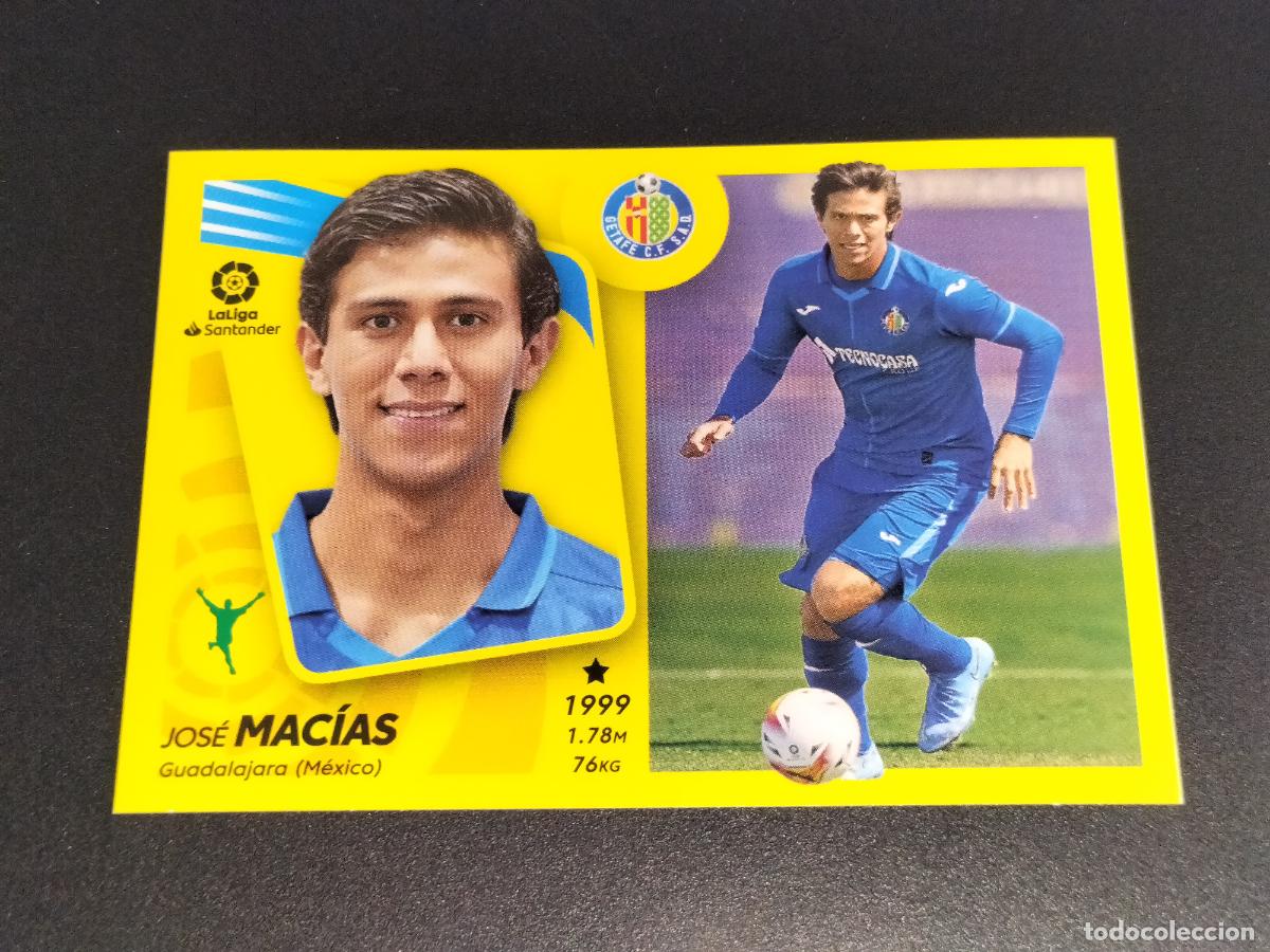 Football Stickers: FICHAJE 19 MACIAS GETAFE CROMOS LALIGA SANTANDER ESTE LIGA 2021 2022 21 22 PANINI