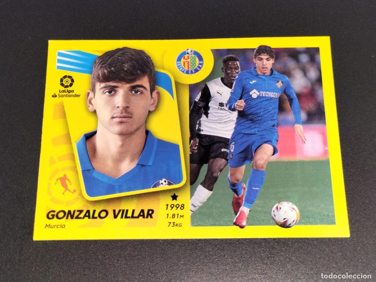 Fu&szlig;ball-Sticker: FICHAJE N&ordm; 21 GONZALO VILLAR MERCADO INVIERNO ACTUALIZACION GETAFE LALIGA ESTE 2021 2022 21 22
