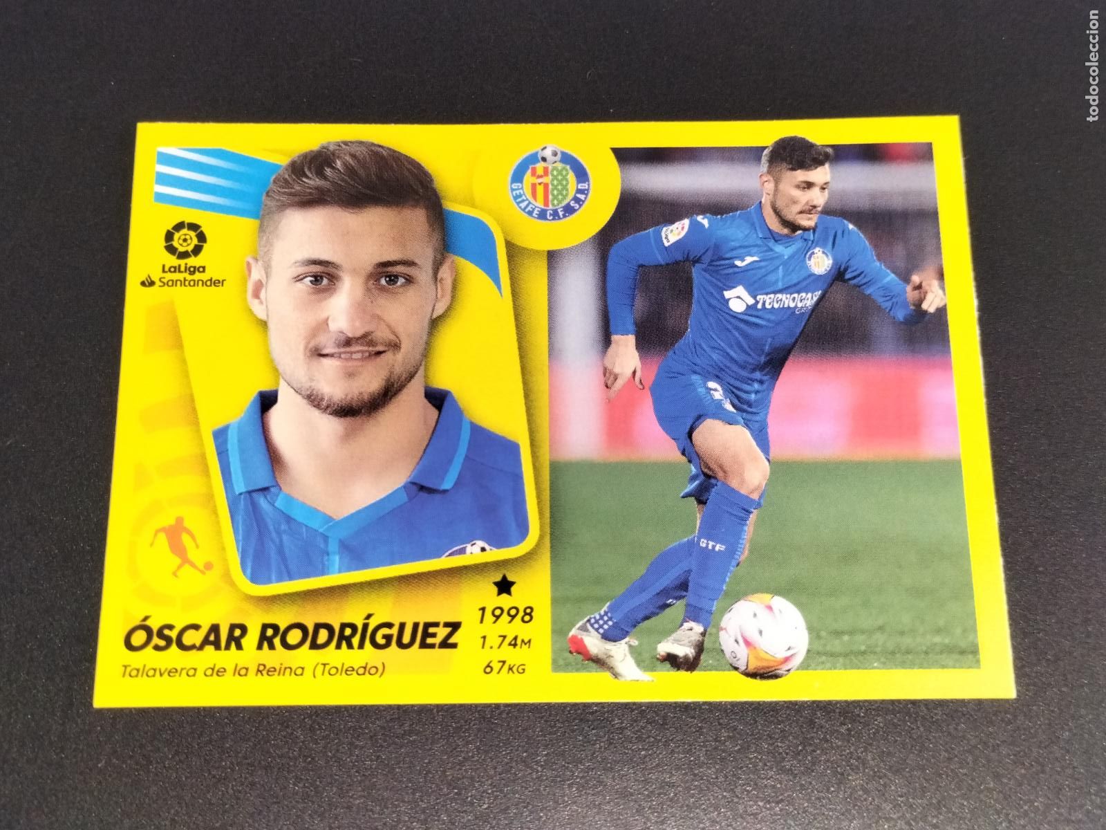 Fu&szlig;ball-Sticker: FICHAJE N&ordm; 22 OSCAR RODRIGUEZ MERCADO INVIERNO ACTUALIZACION GETAFE LALIGA ESTE 2021 2022 21 22