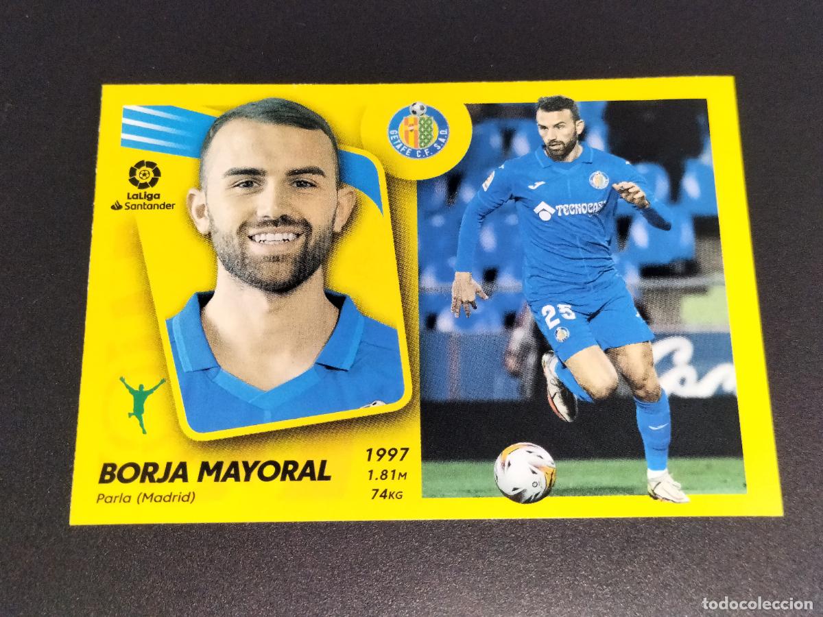 Fu&szlig;ball-Sticker: FICHAJE N&ordm; 23 BORJA MAYORAL MERCADO INVIERNO ACTUALIZACION GETAFE LALIGA ESTE 2021 2022 21 22