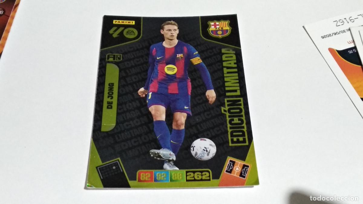 Fu&szlig;ball-Sticker: DE JONG EDICI&Oacute;N LIMITADA F. C. BARCELONA ADRENALYN XL 2025 2026 25 26 PANINI FC.BARCELONA