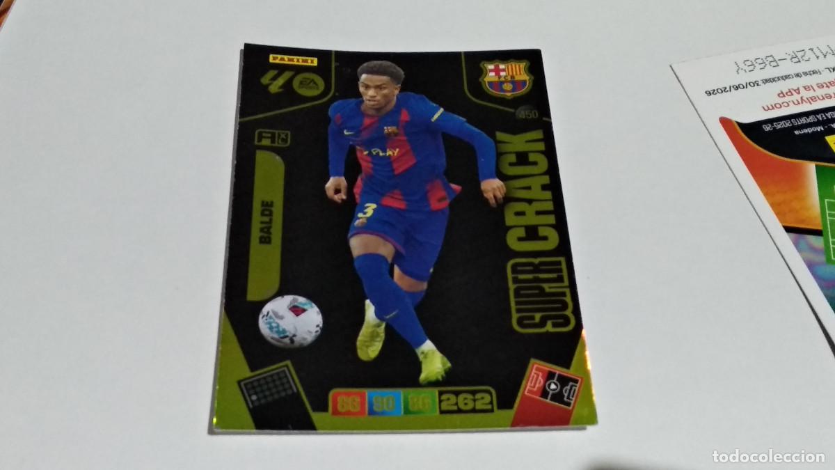 Fu&szlig;ball-Sticker: 450 BALDE (SUPER CRACK) F. C. BARCELONA ADRENALYN XL 2025 2026 25 26 PANINI FC.BARCELONA