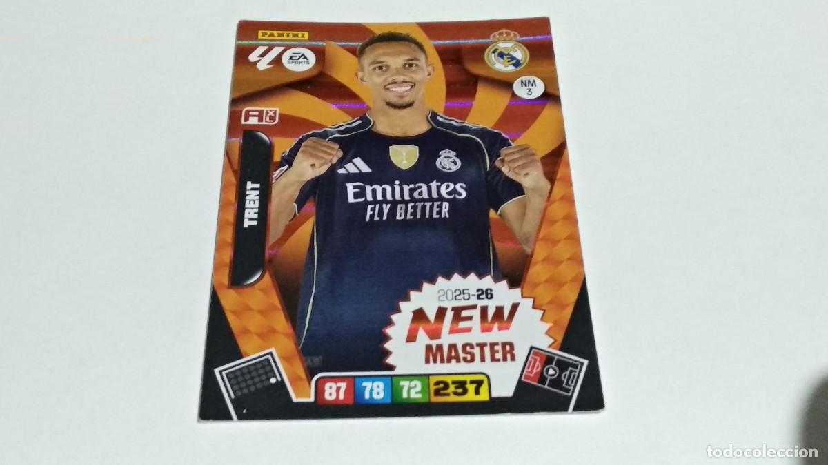 Cromos de Futebol: NM3 TRENT REAL MADRID NEW MASTER ADRENALYN XL 2025 2026 25 26 PANINI