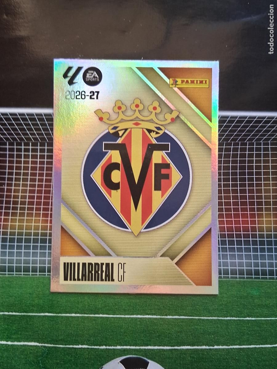 Fu&szlig;ball-Sticker: 1 ESCUDO VILLARREAL CROMOS EDICIONES ESTE LIGA FUTBOL PANINI 2026 2027 26 27