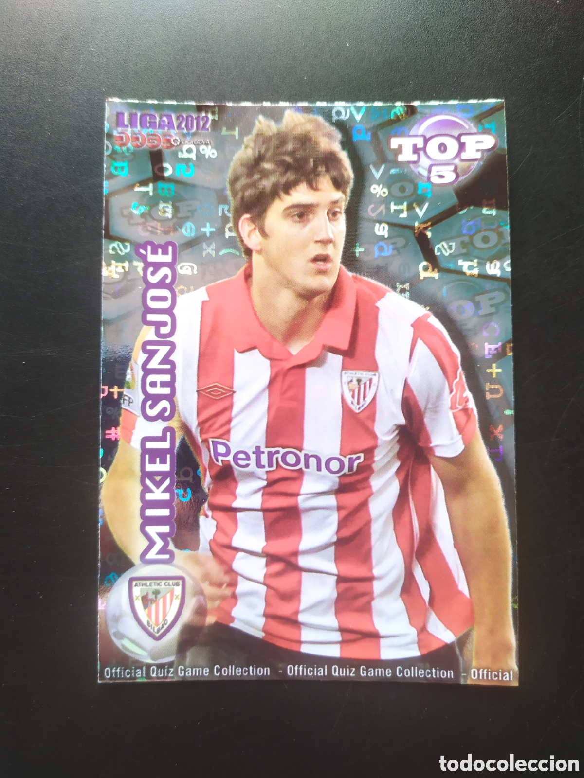 Fu&szlig;ball-Sticker: Mundicromo fichas Liga 2011 2012 11 12 San Jos&eacute; top brillo letras n&deg; 571 Athletic Bilbao
