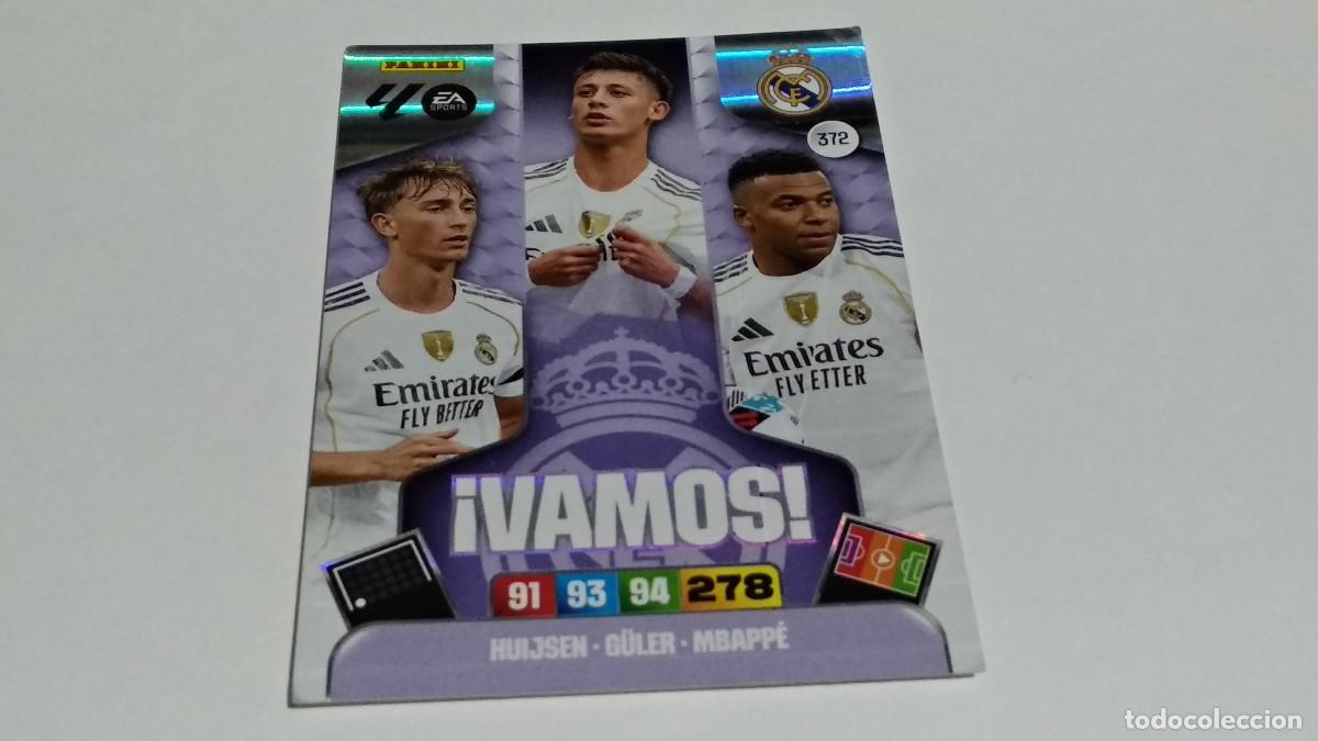 Fu&szlig;ball-Sticker: MBAPPE GULLER HUJSEIN 372 VAMOS REAL MADRID ADRENALYN XL 2025 2026 25 26 PANINI
