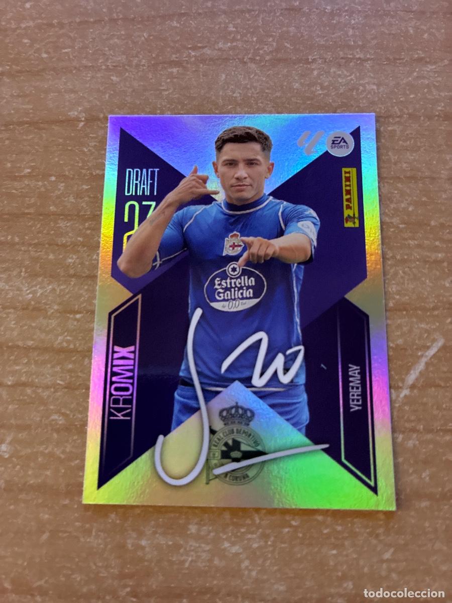 Fu&szlig;ball-Sticker: K23 YEREMAY KROMIX DRAFT 23 DEPORTIVO CORU&Ntilde;A LIGA ESTE 2026 2027