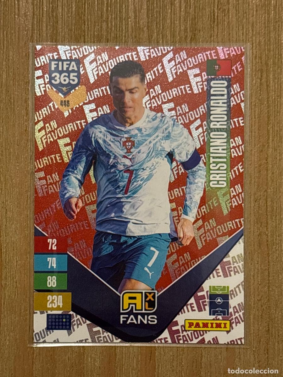 Cromos de Futebol: CROMO FANS FAVOURITE CRISTIANO RONALDO N 445 PARALELO ROJO FIFA 365 PANINI 2027 C&Oacute;DIGO SIN ACTIVAR