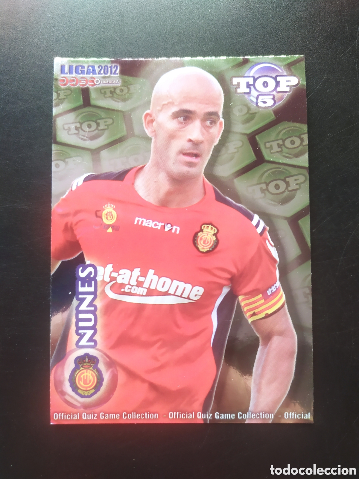 Cromos de Futebol: Mundicromo fichas Liga 2011 2012 11 12 Nunes top brillo verde n&deg; 573 Mallorca