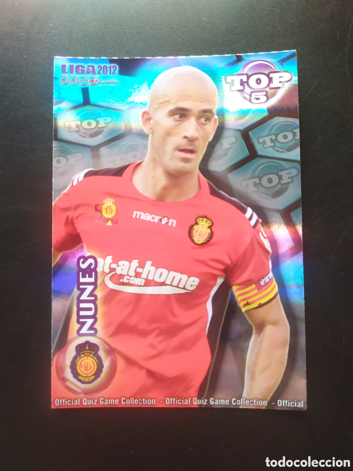 Cromos de Futebol: Mundicromo fichas Liga 2011 2012 11 12 Nunes top brillo rayas n&deg; 573 Mallorca