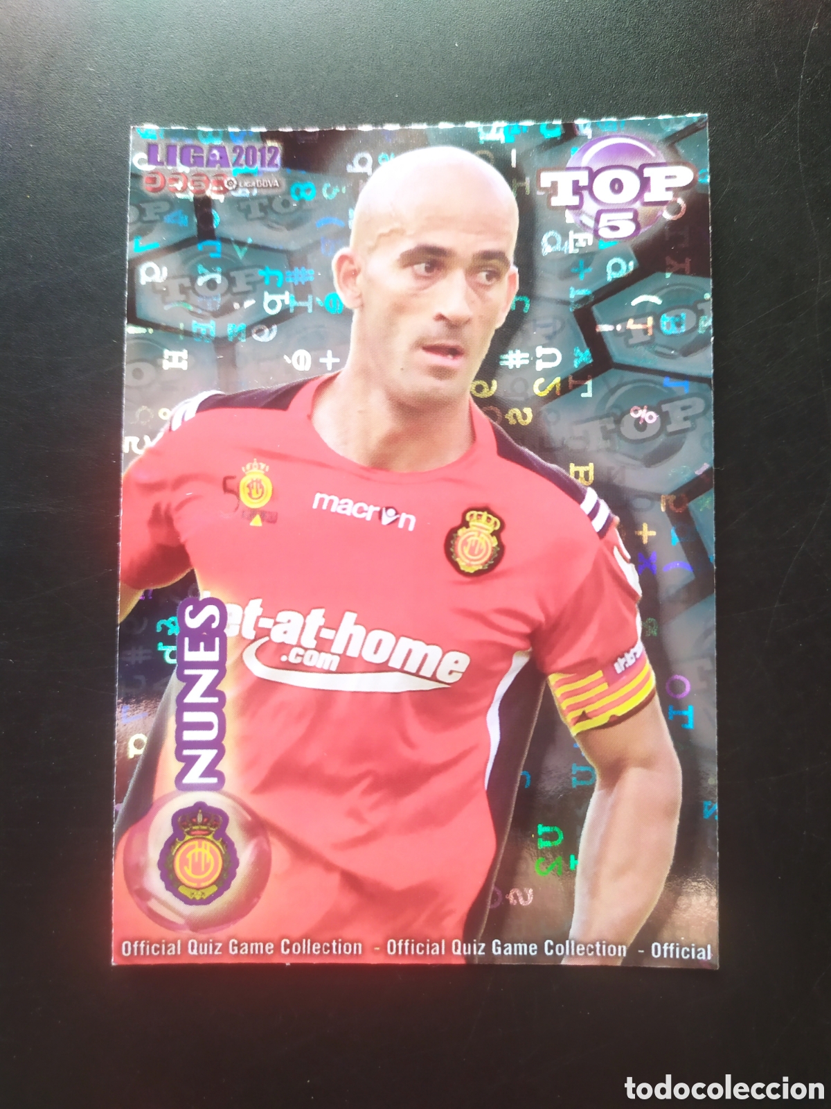 Cromos de Futebol: Mundicromo fichas Liga 2011 2012 11 12 Nunes top brillo letras n&deg; 573 Mallorca
