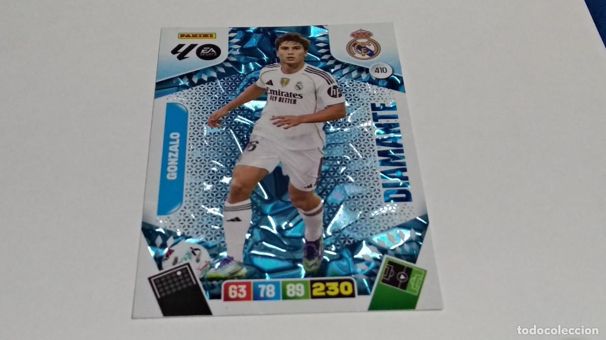 Cromos de Futebol: 410 Gonzalo Garc&iacute;a (DIAMANTE) REAL MADRID ADRENALYN XL 2025 2026 25 26 PANINI