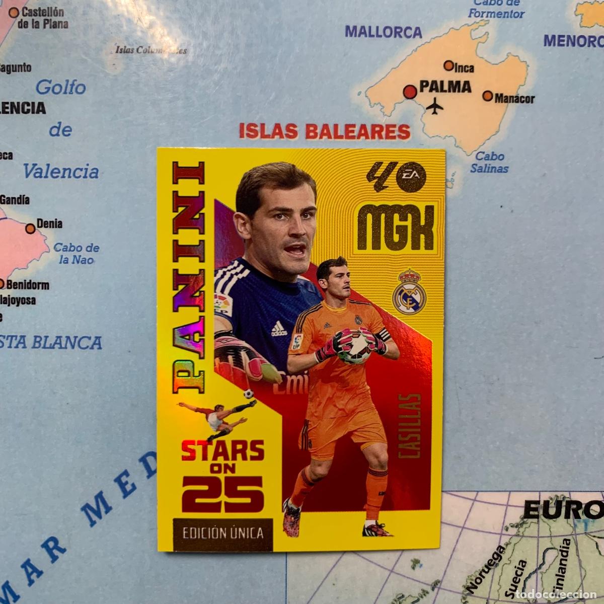 Cromos de f&uacute;tbol: Casillas n&uacute;mero 428 serie on Stars On 25 Del Real Madrid megacracks 26-27 2026-2027