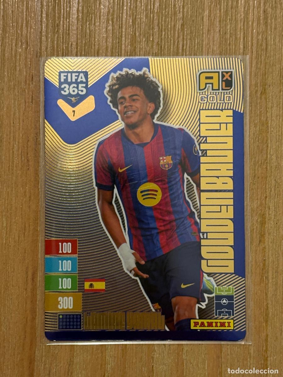 Fu&szlig;ball-Sticker: CROMO GOLDEN BALLER BALON ORO LAMINE YAMAL N 7 FIFA 365 PANINI 2027 C&Oacute;DIGO SIN ACTIVAR