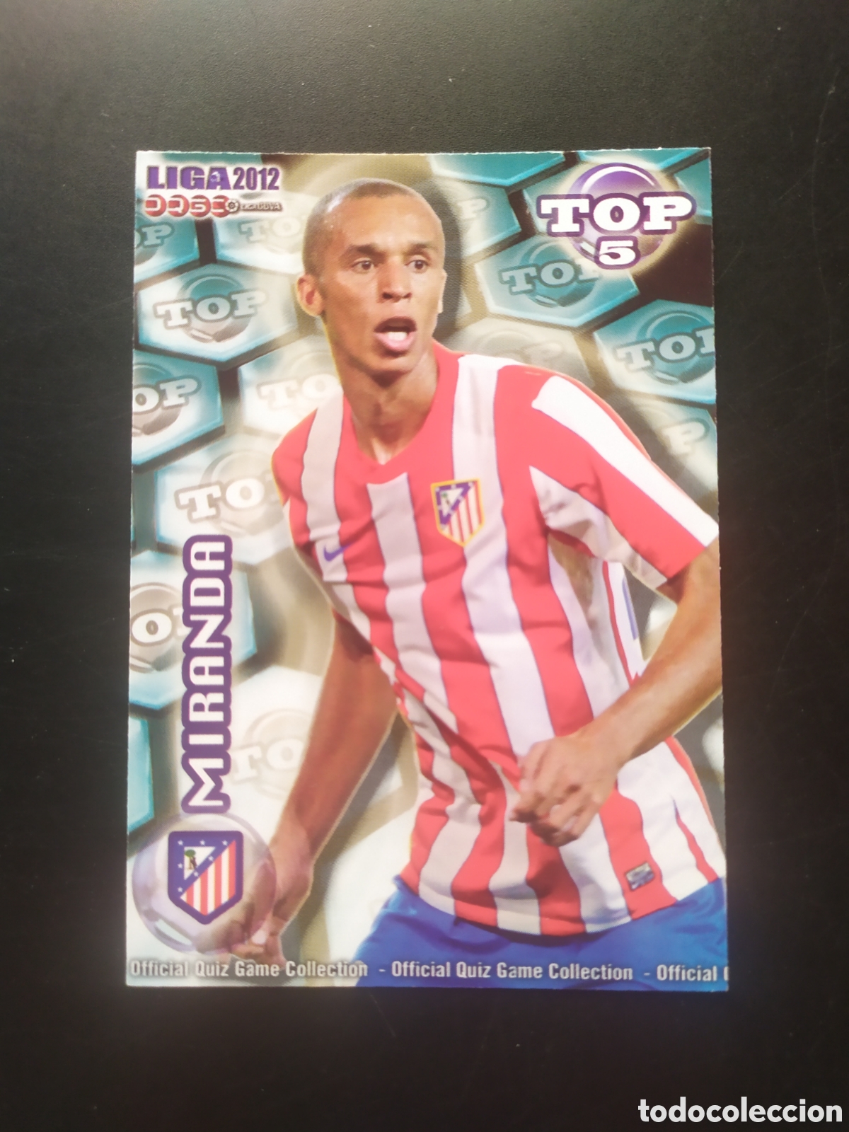 Fu&szlig;ball-Sticker: Mundicromo fichas Liga 2011 2012 11 12 Miranda top mate n&deg; 574 Atl&eacute;tico Madrid